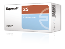 Esperal 25 mg Film Coated Tablets