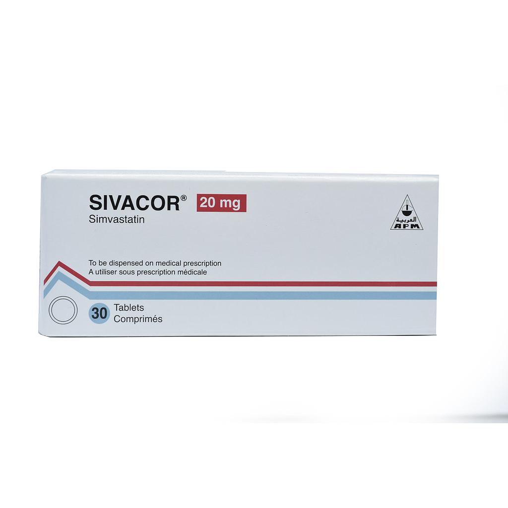 Sivacor 20 mg F C Tablet 30'S  