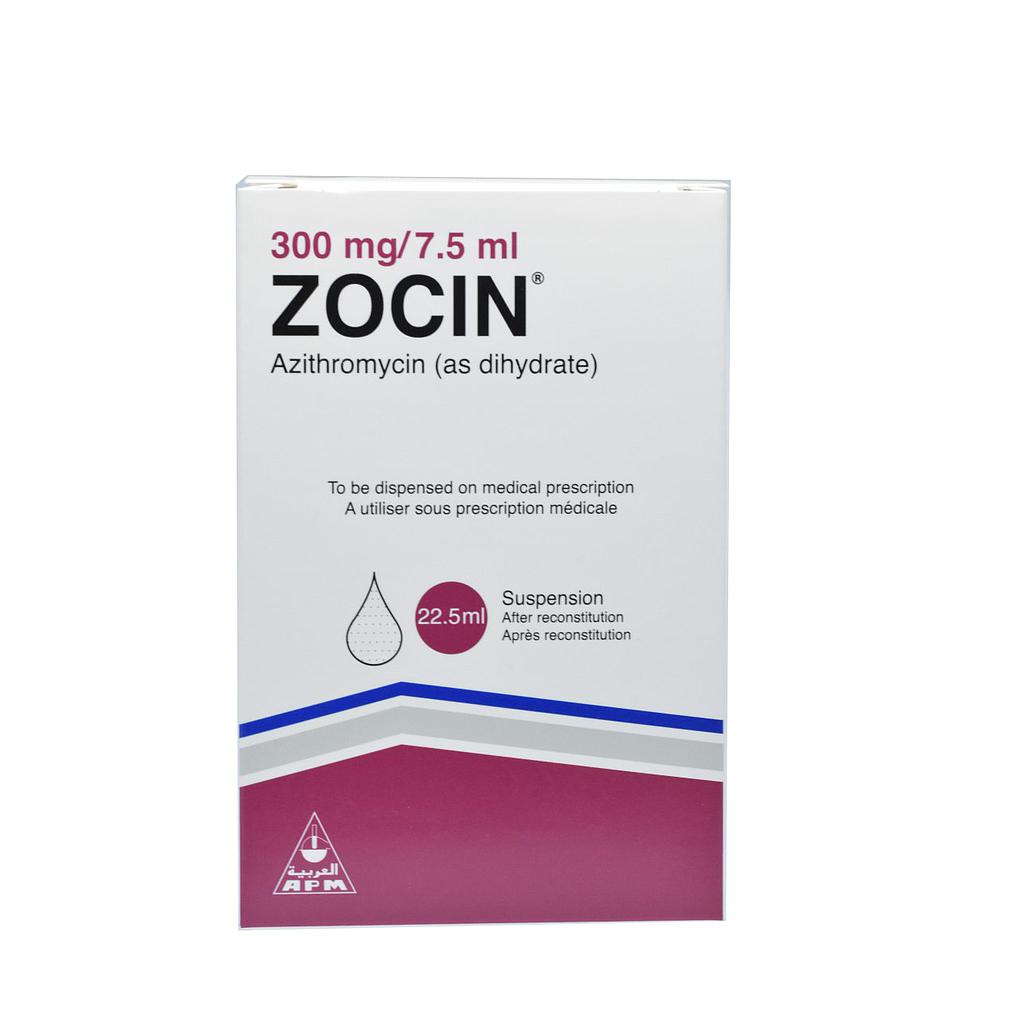 Zocin 300 mg/7.5ml Oral Powder