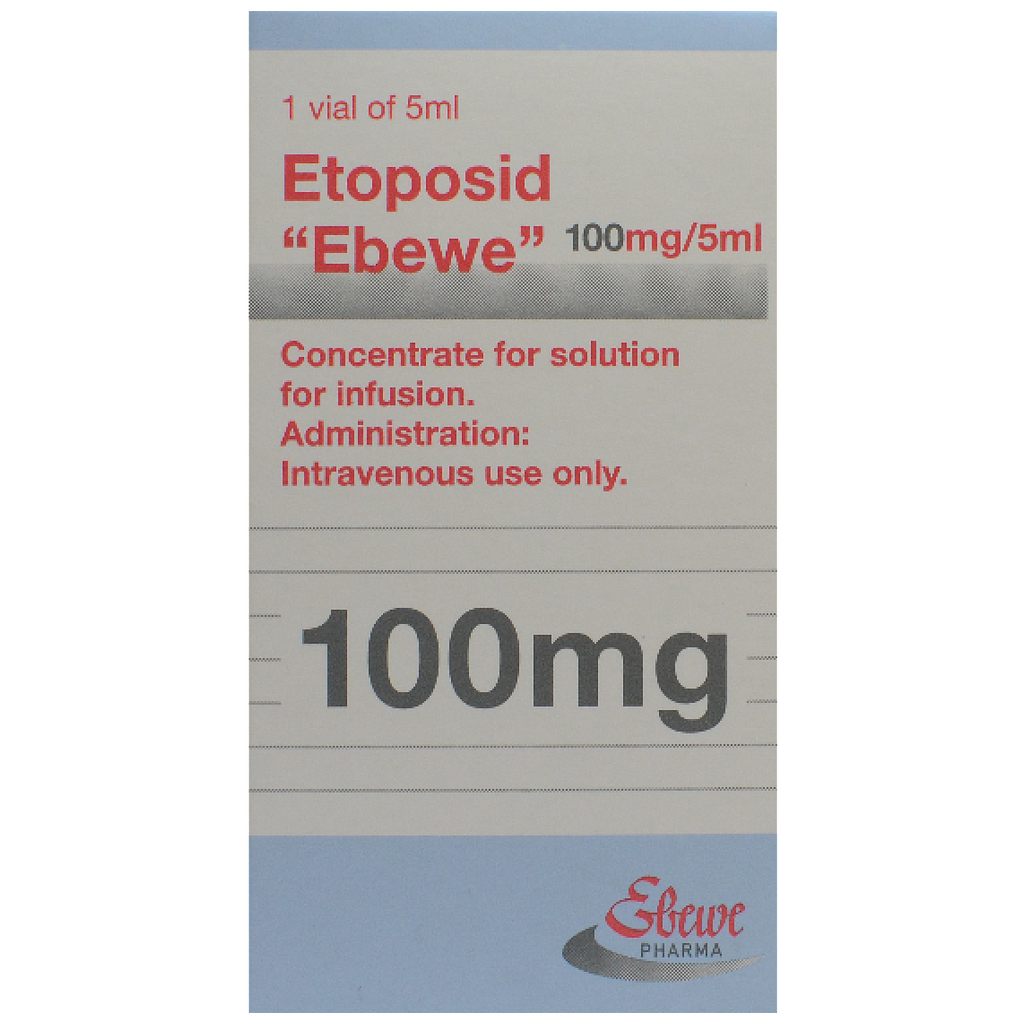 etoposide ebewe 100 mg/5ml Parenteral infusion 